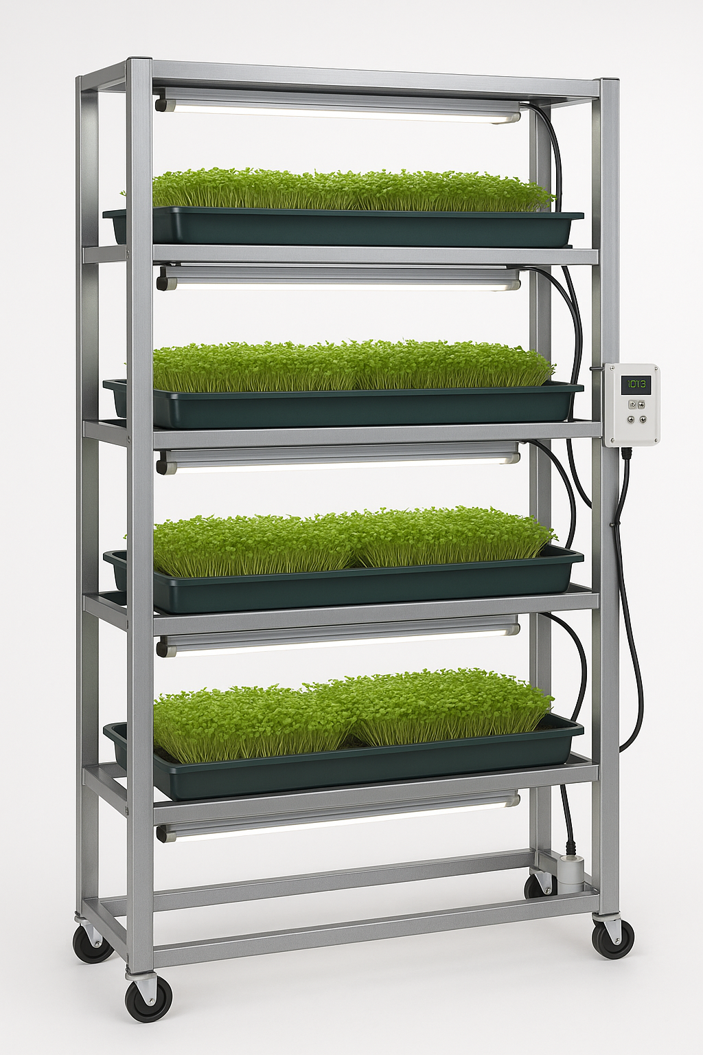AeroRack 4-Tier Automated Microgreen System